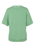 Halbarm-Sweatshirt mit Schmuckband / 