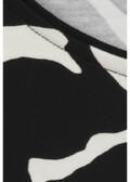 Leicht ausgestelltes Animal Print T-Shirt Zebra / 