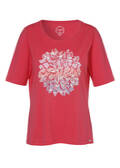 Softes Baumwoll-T-Shirt mit Pailletten-Motiv / 