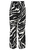 Luftige Viskose-Schlupfhose mit Zebramuster / 