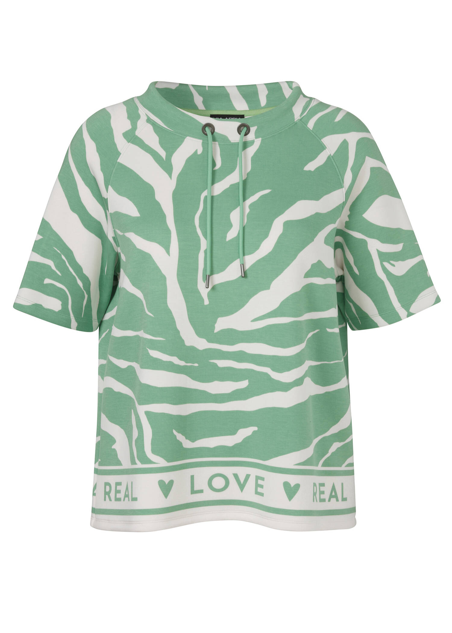 Halbarm-Sweatshirt Modern Animal Print / 