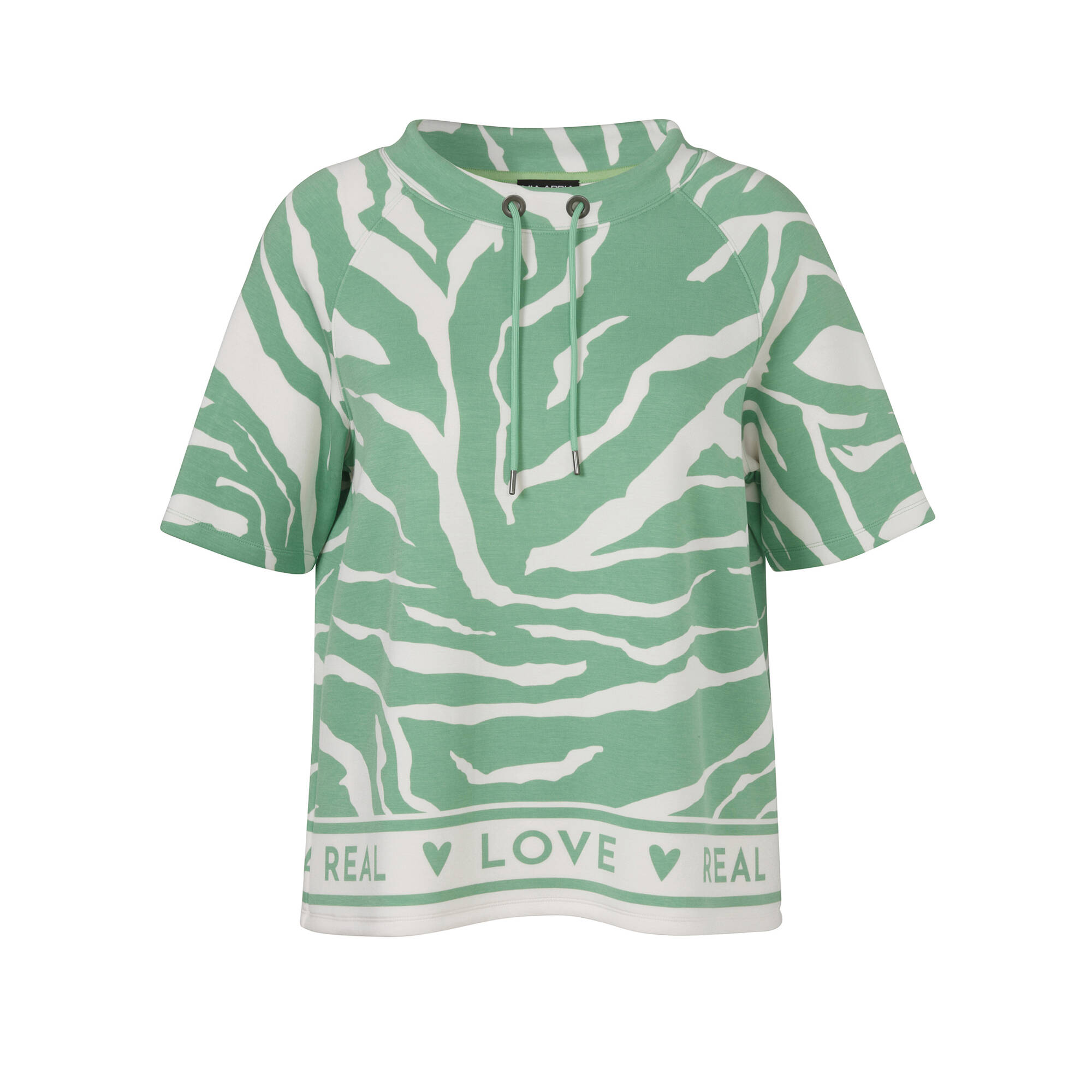 Halbarm-Sweatshirt Modern Animal Print