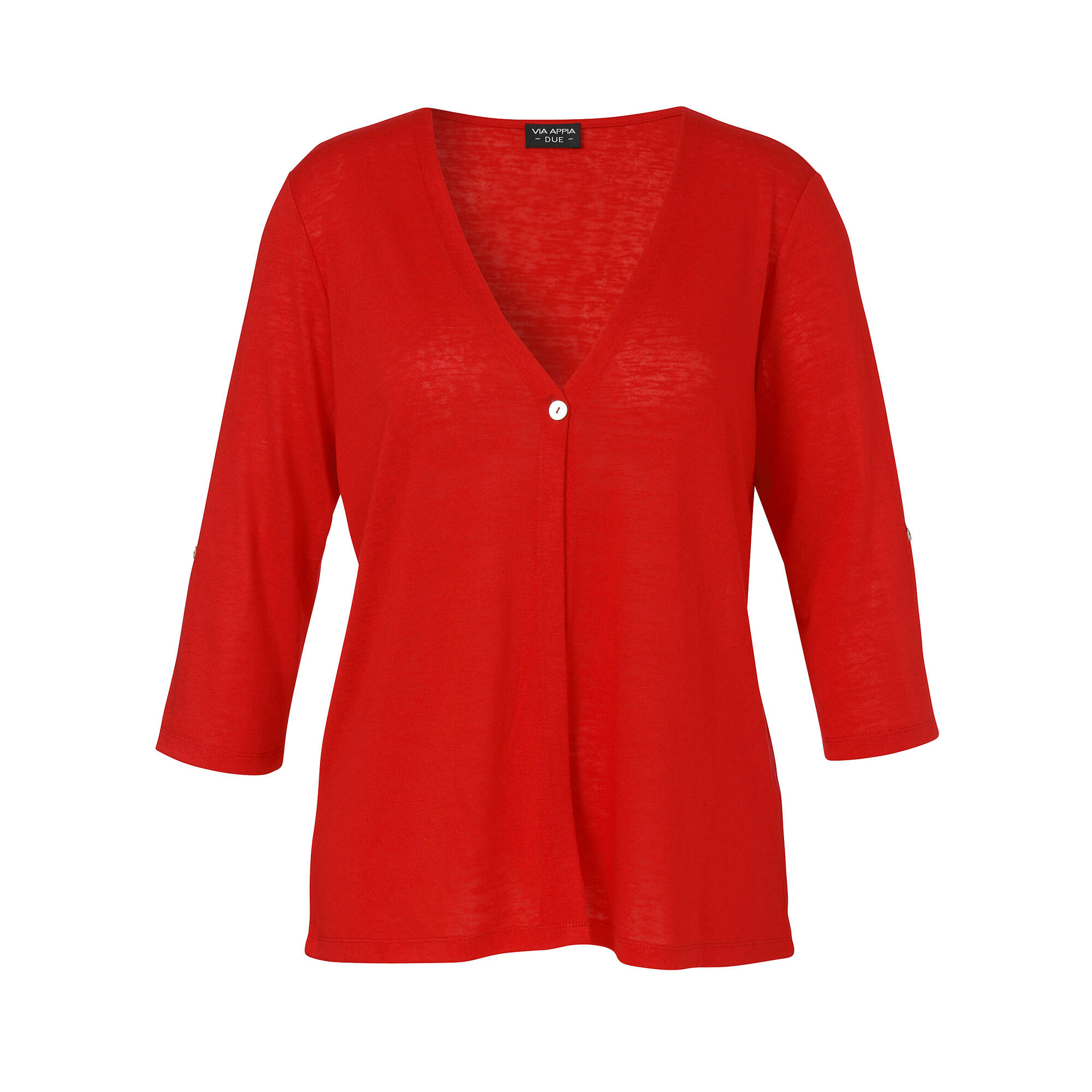 Leichte Feinstrickjacke mit Strukturmuster