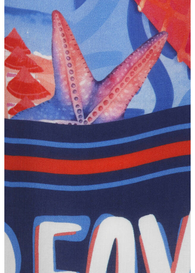 Halbarm Viskose-Bluse "More Amore" / 