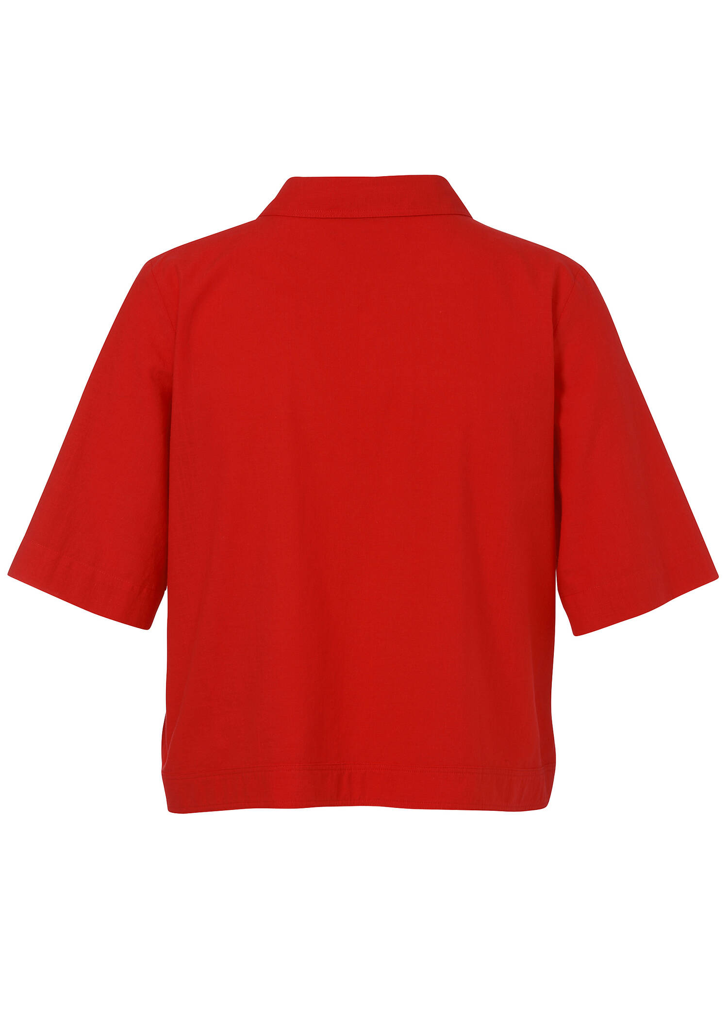 Kurze Kasten-Jacke aus zarter Baumwolle / 