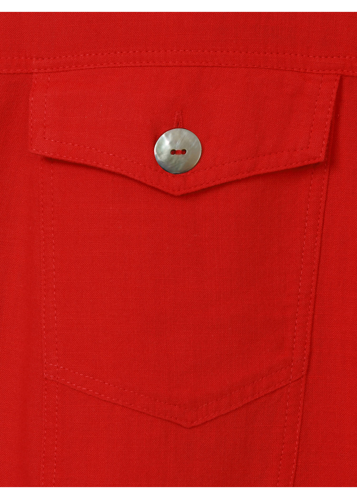 Kurze Kasten-Jacke aus zarter Baumwolle / 