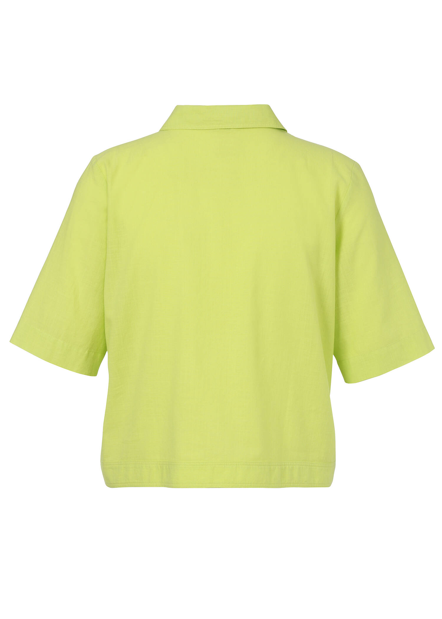 Kurze Kasten-Jacke aus zarter Baumwolle /