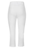 Elastische 3/4-Hose mit schmalem Bein / 