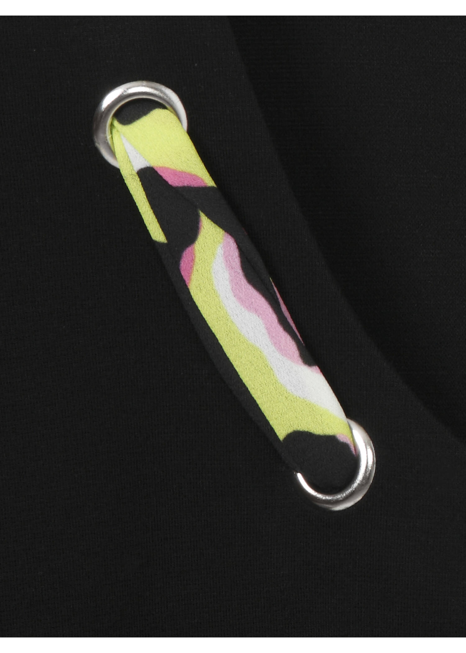 Viskose-Jersey Shirt mit geschmücktem Ausschnitt /