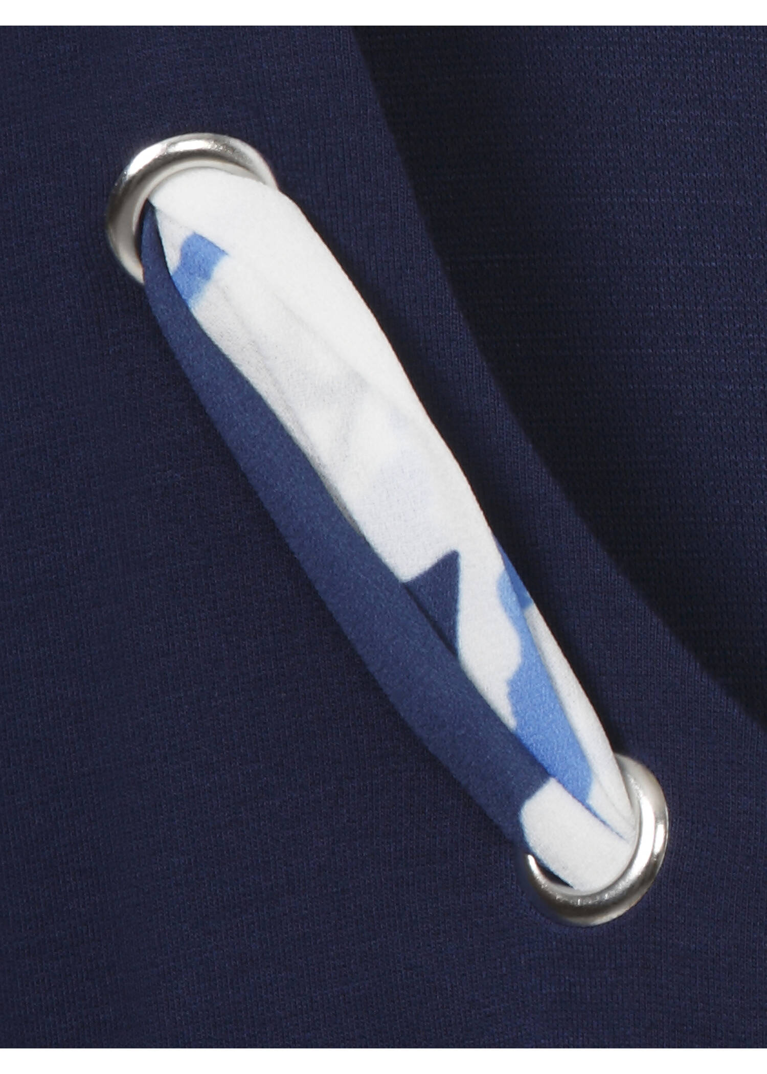 Viskose-Jersey Shirt mit geschmücktem Ausschnitt /