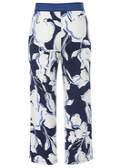7/8 Print Schlupfhose Viskose-Jersey weites Bein / 
