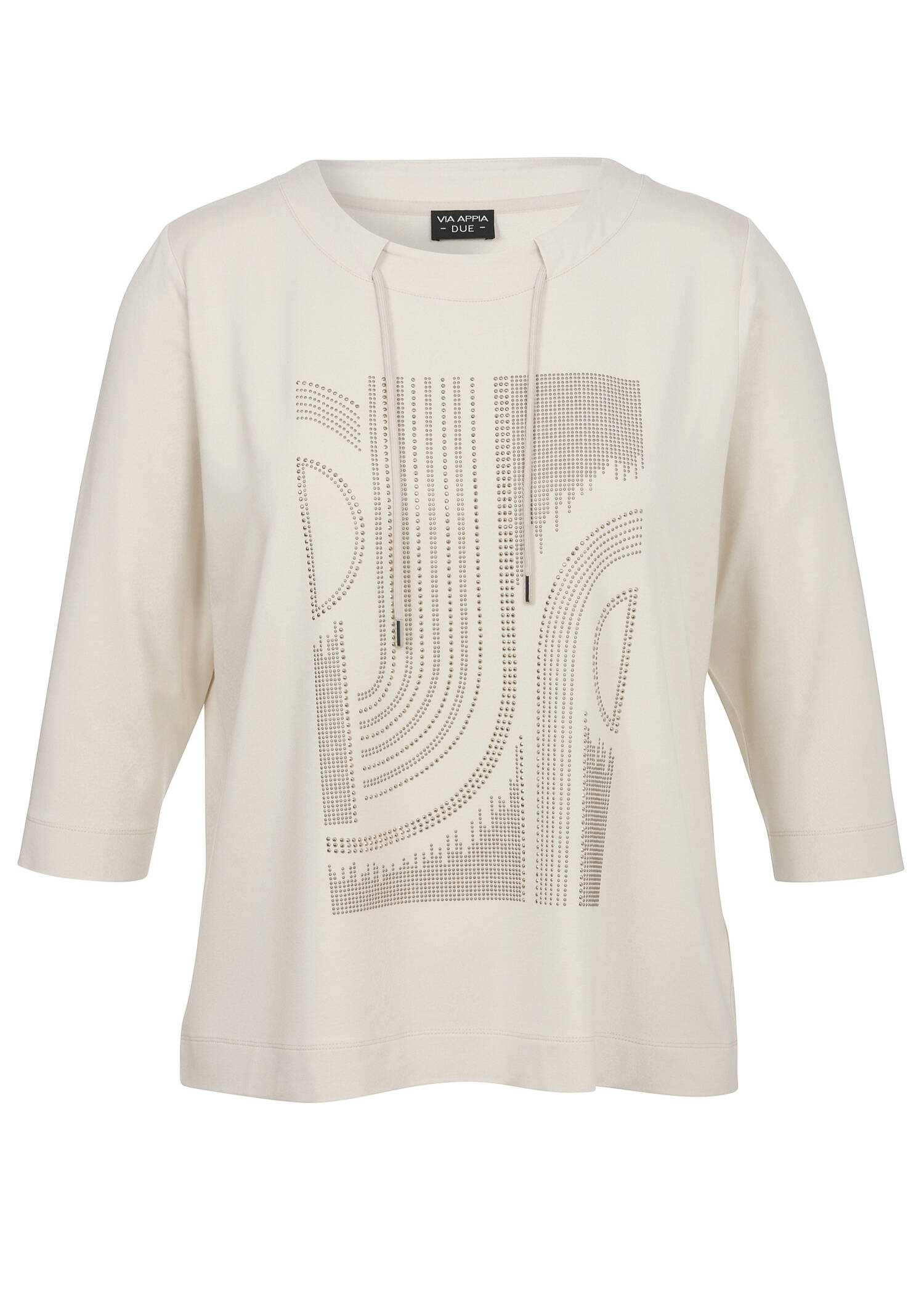 3/4 Arm Sweatshirt mit Front-Motiv /
