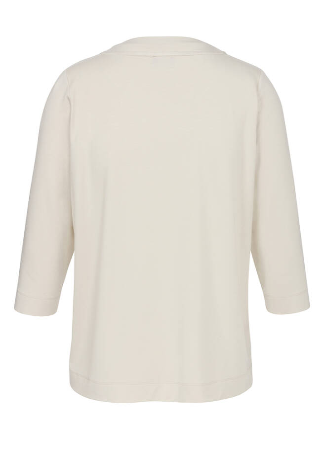 3/4 Arm Sweatshirt mit Front-Motiv / 