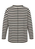 Bicolor Stehkragen-Sweatshirt / 