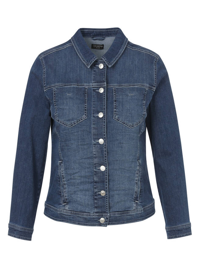 Classic Power Stretch Jeansjacke Medium Blue Used / 
