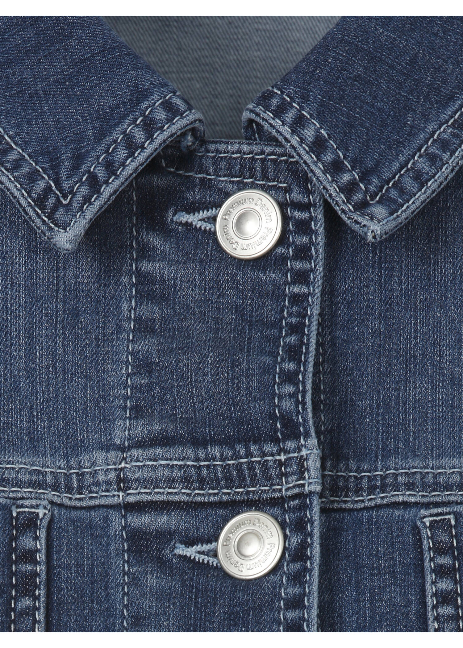 Classic Power Stretch Jeansjacke Medium Blue Used /