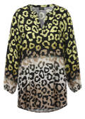 Viskose-Tunika Modern Leo Print / 