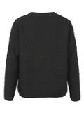 Schwarze Jacke mit Strukturmuster / 