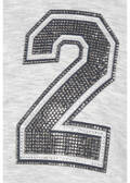Sweatjacke mit Stehkragen Sporty Deluxe Silber - Marine / 