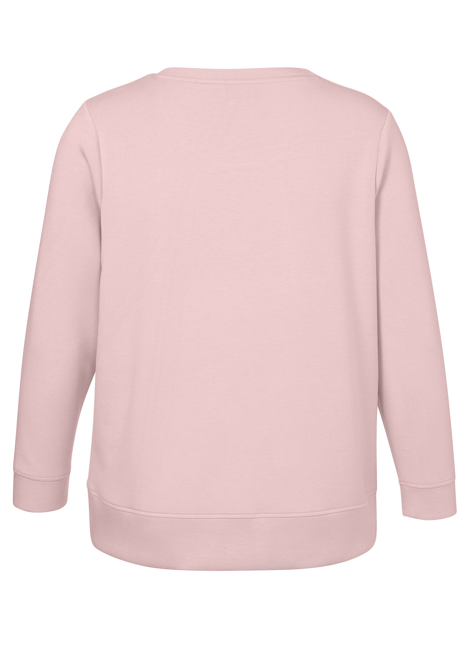 Softes Sweatshirt mit asymmetrischem Saum /