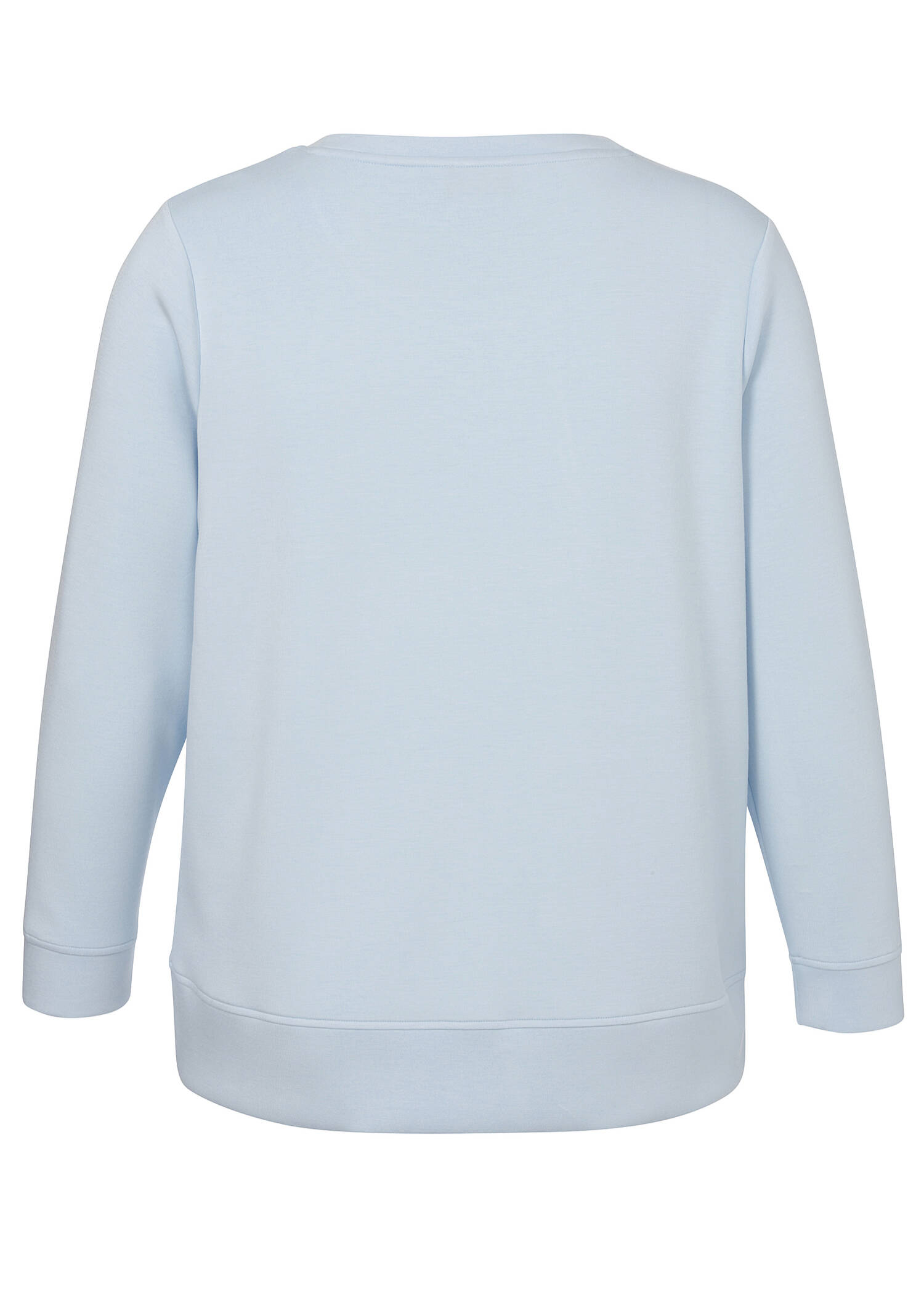 Softes Sweatshirt mit asymmetrischem Saum /