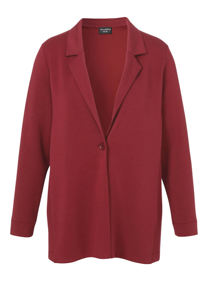 Softe Revers-Jacke in Trendfarbe / 