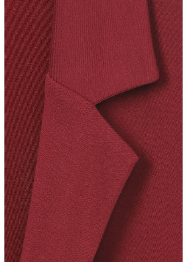 Softe Revers-Jacke in Trendfarbe / 
