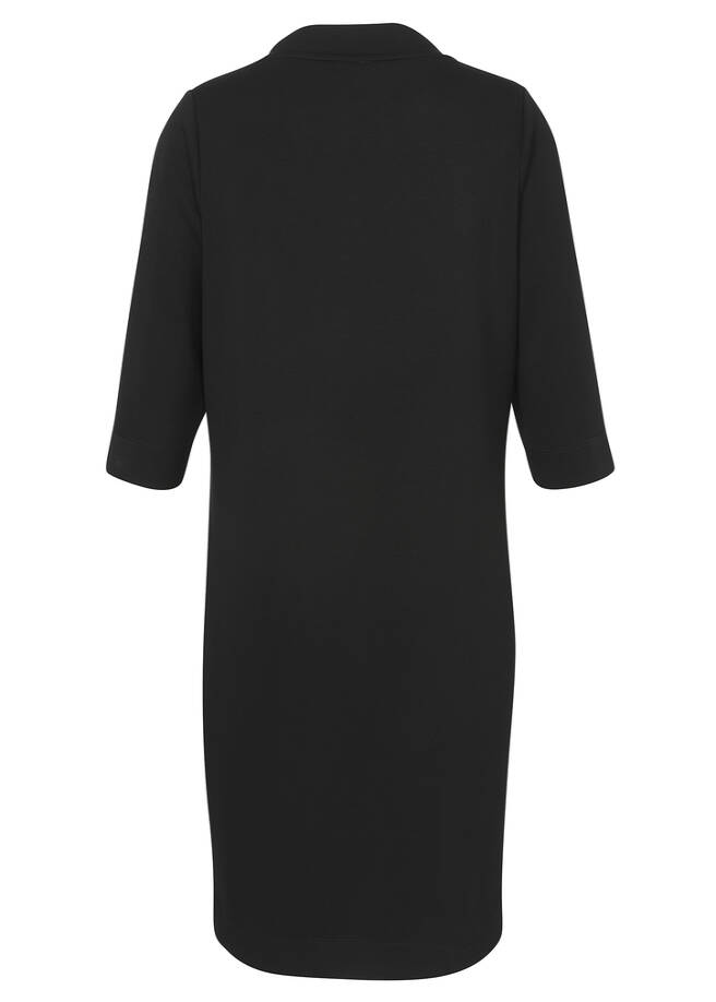 Softes 3/4-Arm Sweatkleid mit Taschen / 