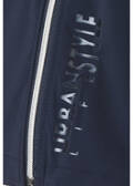 Dunkelblaue Kapuzenjacke Urban Life Style / 
