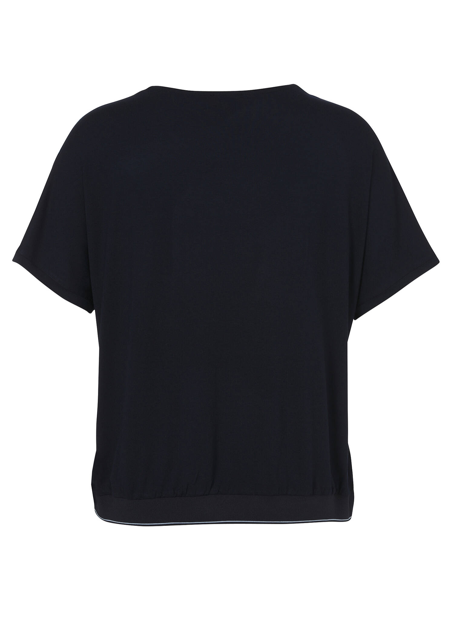 Viskose-Jersey Shirt Geometric Print /