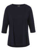 3/4-Arm Shirt Uni mit Ziernähten / 