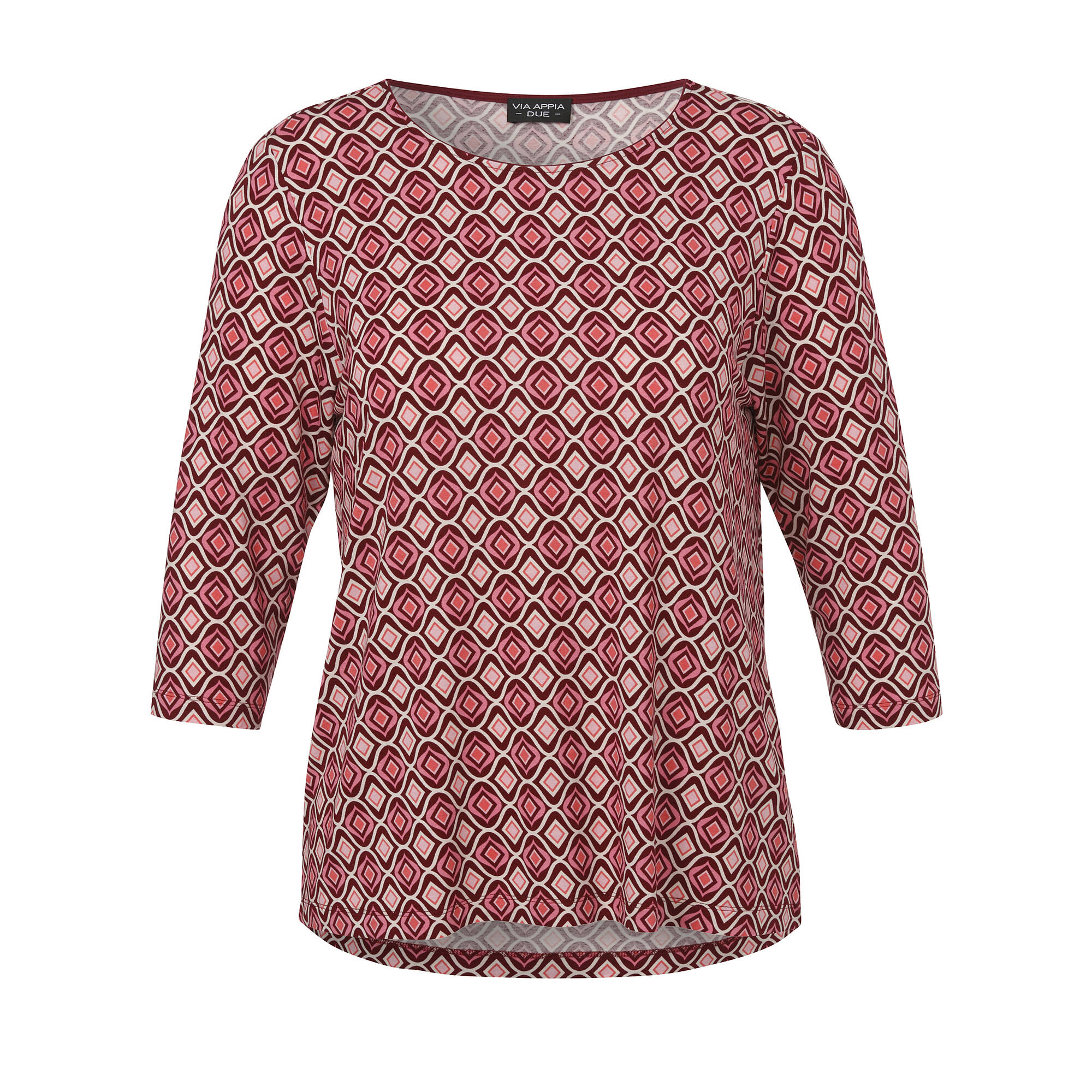 3/4-Arm Print Shirt 3/4-Arm Print Shirt