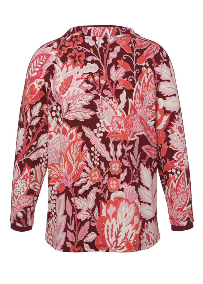 Trendy Stehkragen Sweatshirt / 