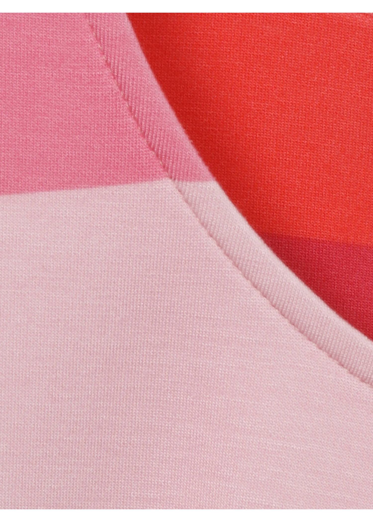 3/4-Arm Sweatshirt mit Blockstreifen /