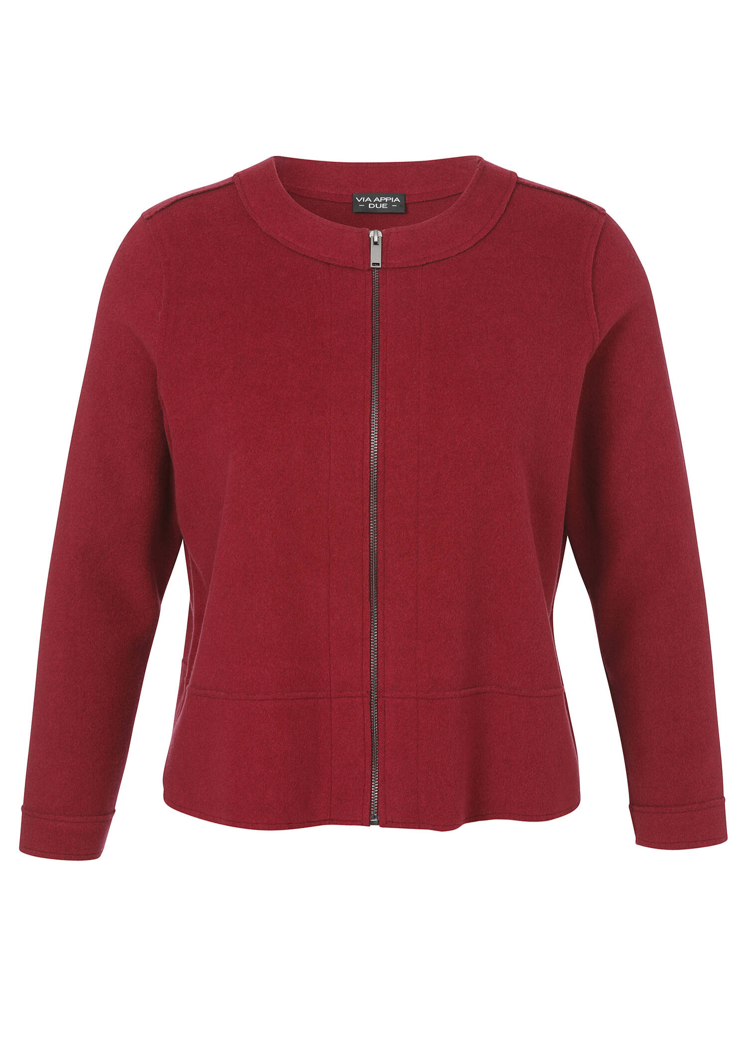 Edle Jacke Uni mit Zipper /