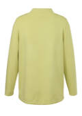 Limettengrünes Sweatshirt mit Front-Motiv / 
