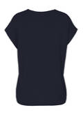 Klassischer Feinstrick Pullunder Marineblau / 