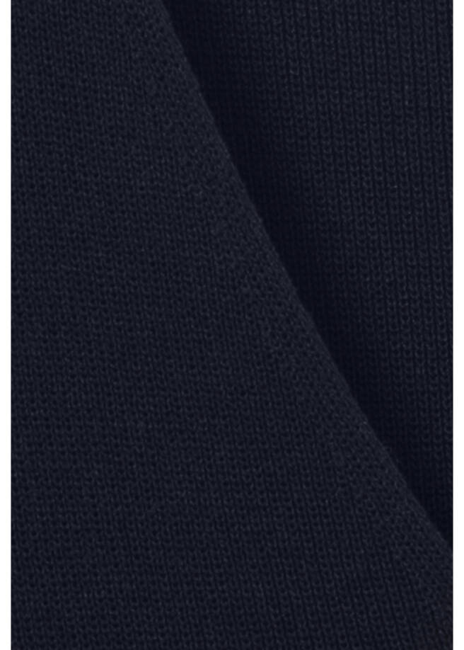 Klassischer Feinstrick Pullunder Marineblau / 