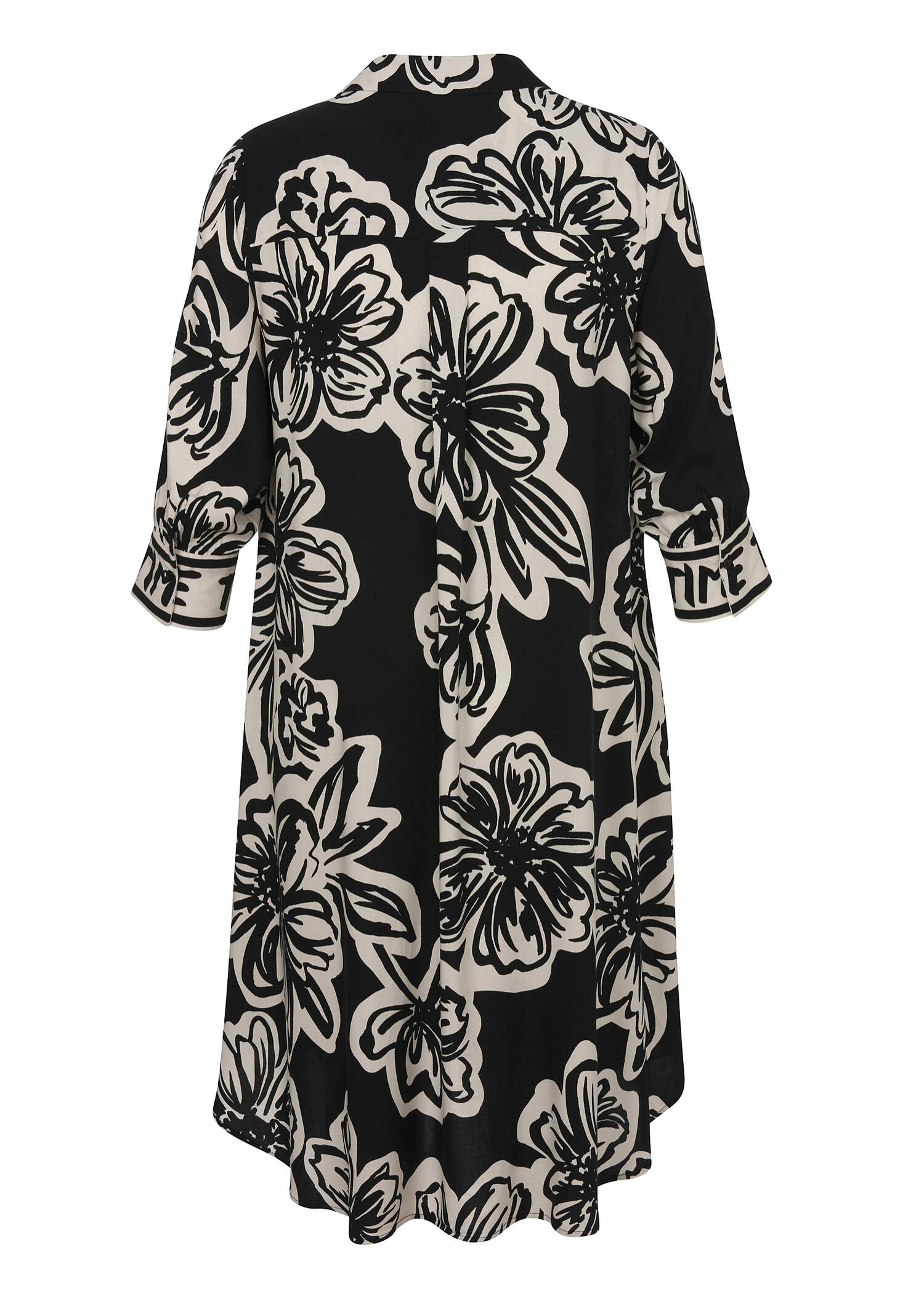 Zartes Viskosekleid mit Nahttaschen /