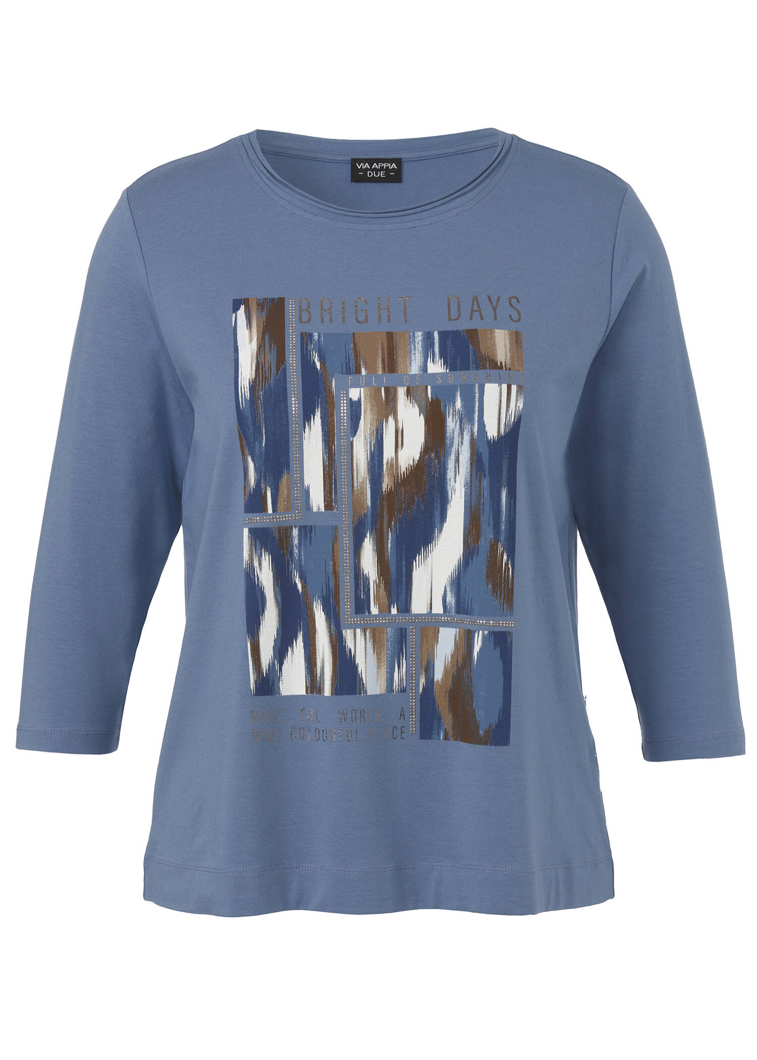 Softes 3/4-Arm-Shirt mit Front-Motiv / 