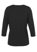 Supersoftes 3/4-Arm Shirt mit Silber-Motiv /