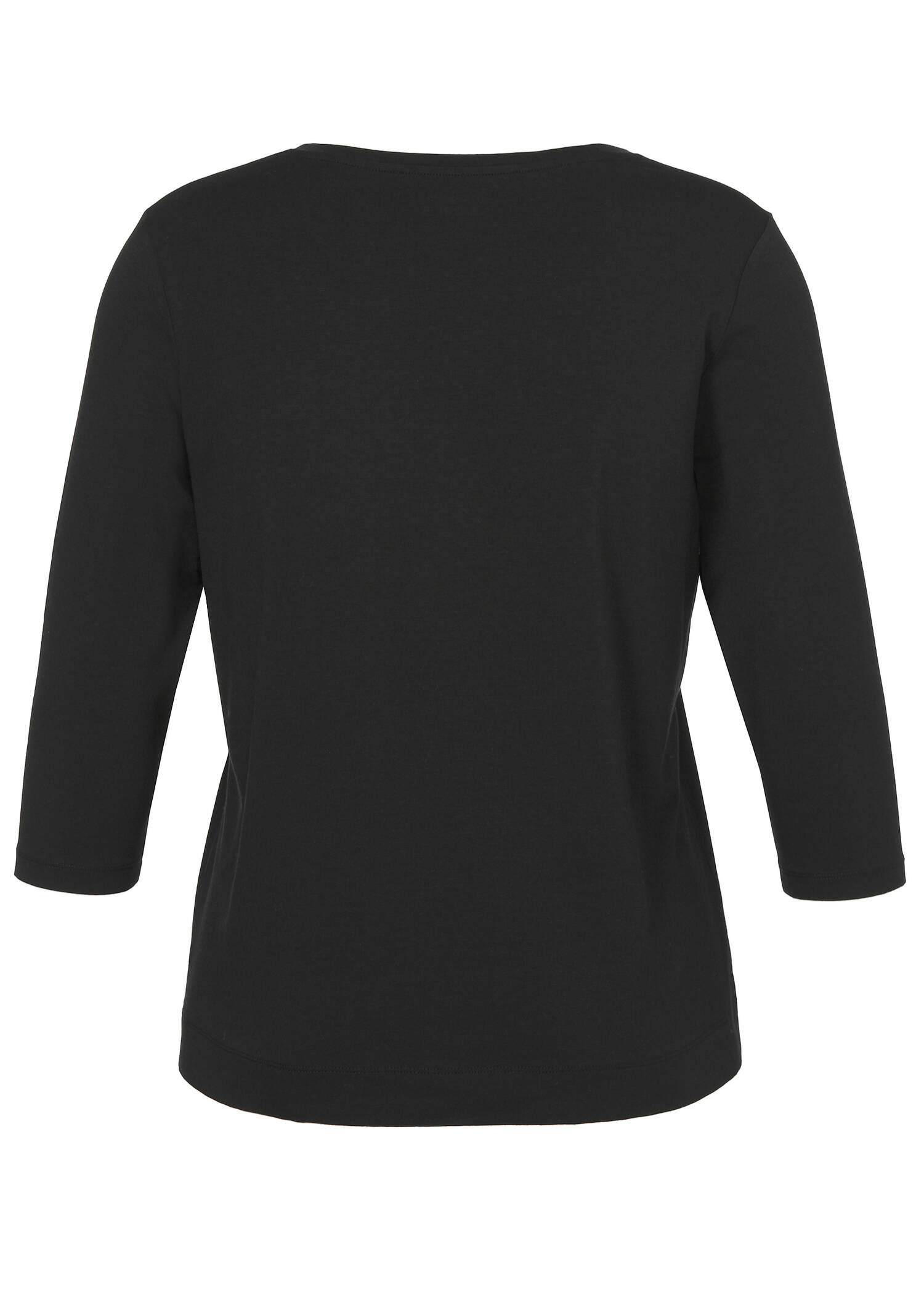 Supersoftes 3/4-Arm Shirt mit Silber-Motiv /