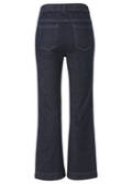Dark Blue Jeans Modern Flared Pants / 