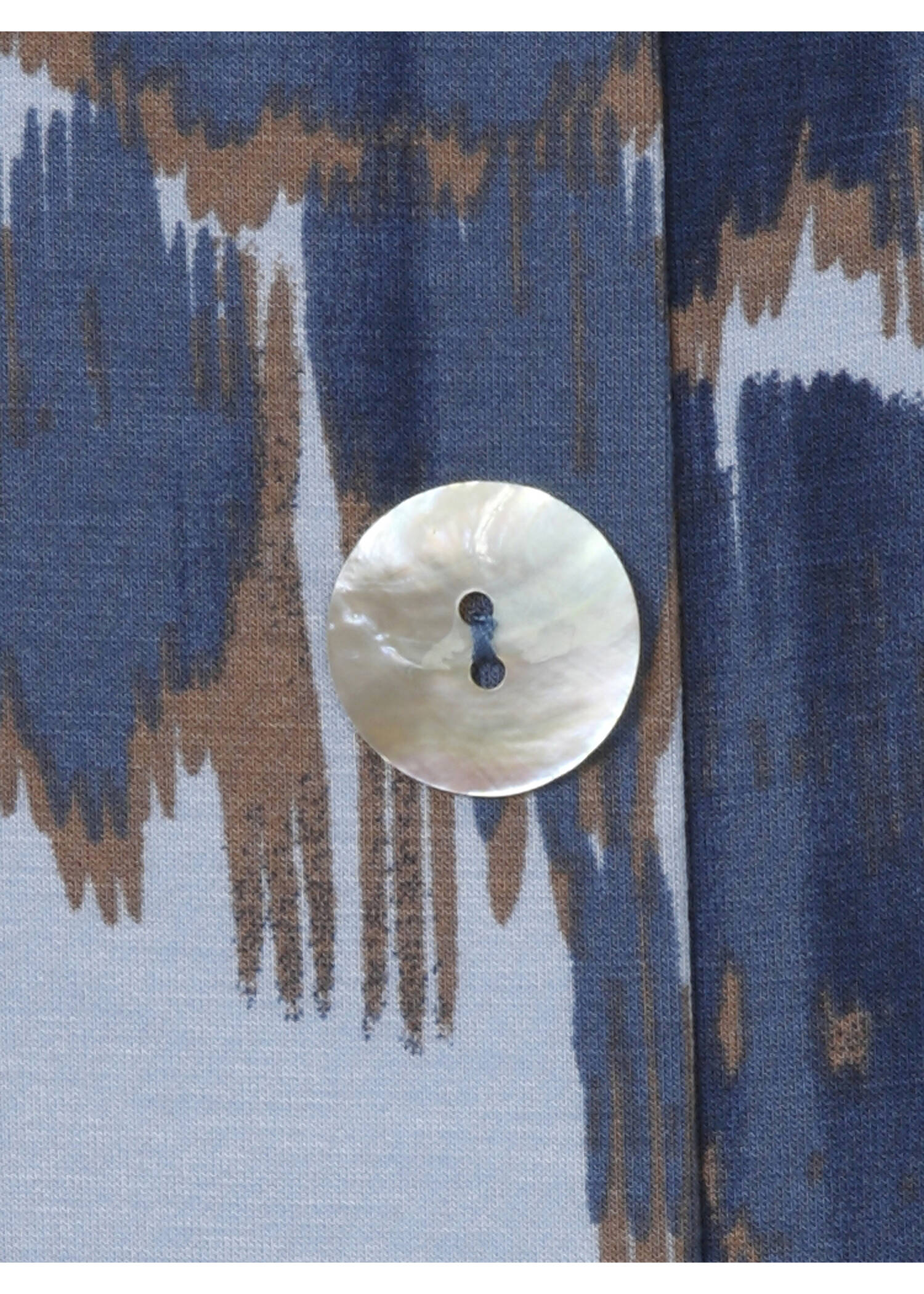 Stehkragen Sweatshirt mit Knöpfen im Rücken / 