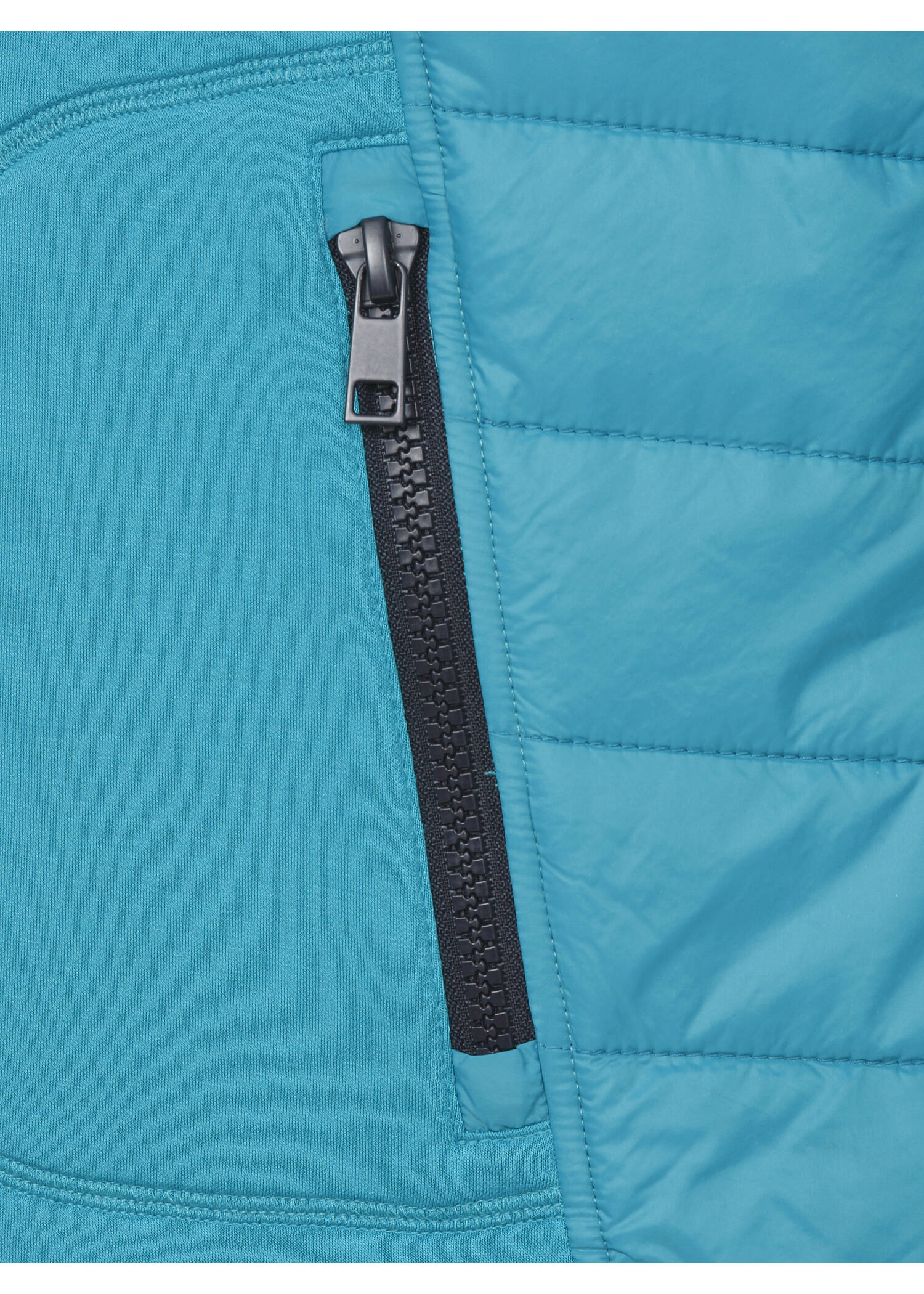 Weiche Scuba Kapuzen-Jacke mit Stepp-Details / 