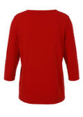 3/4-Arm Shirt mit Strukturmuster /