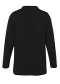 Schwarzes Sweatshirt mit Mottospruch / 