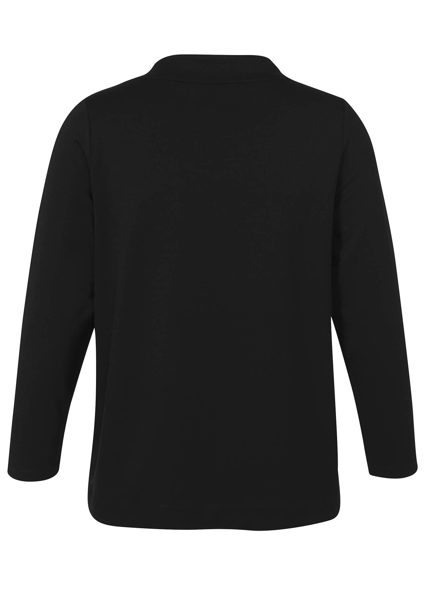 Schwarzes Sweatshirt mit Mottospruch / 