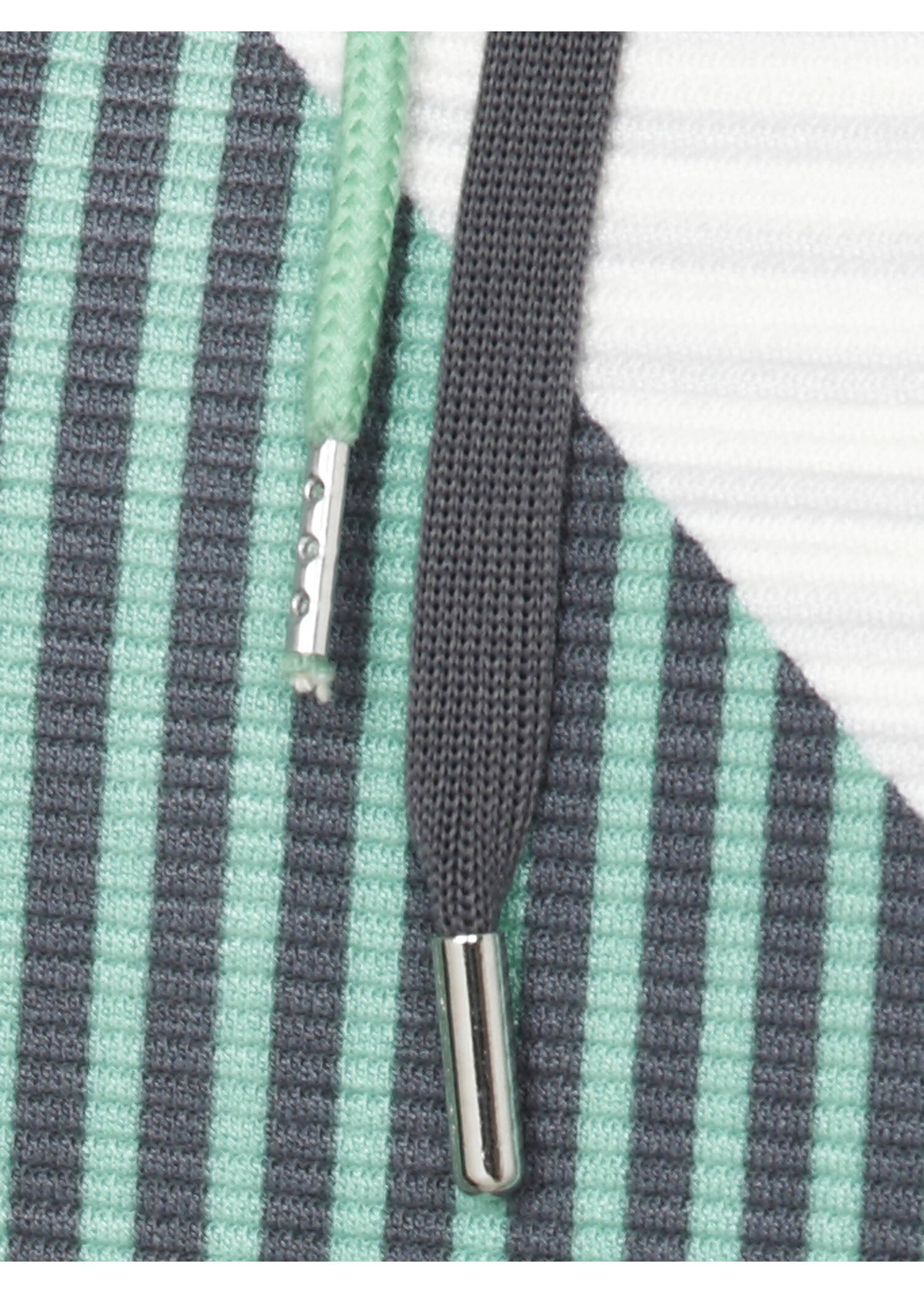 Stehkragen-Sweatshirt mit Allover-Print / 