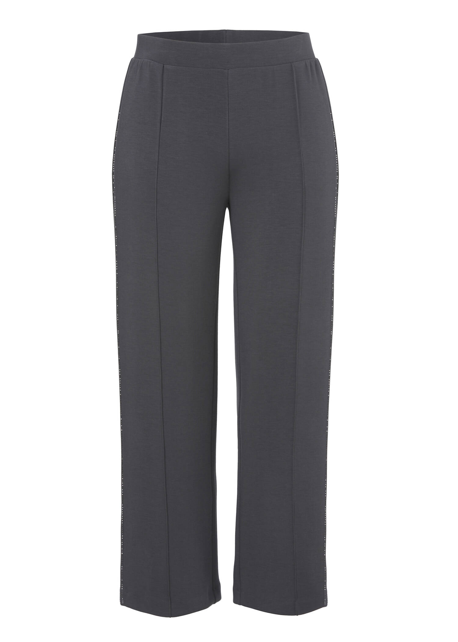 Edle Schlupfhose mit Seitenstreifen aus Schmucksteinchen / 